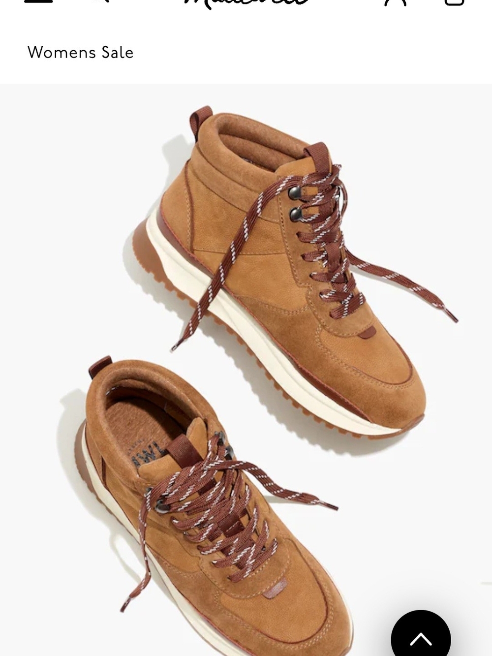 Madewell The Sneaker Boot in Nubuck and Suede Size 8 In Hickory Multi